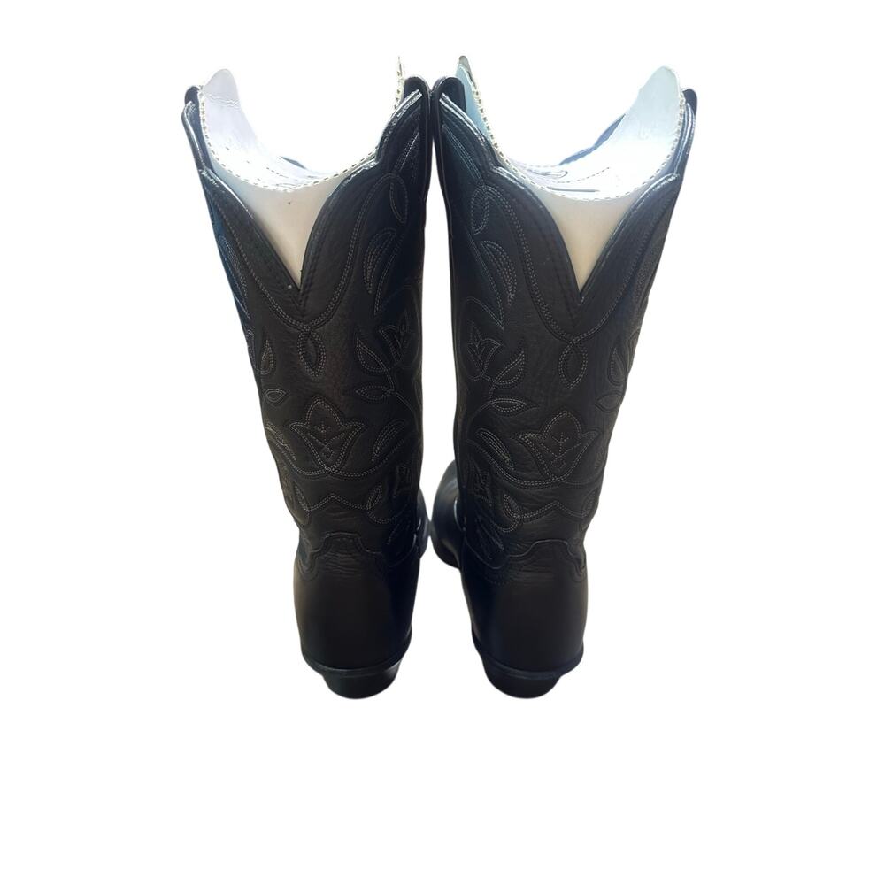 Ariat Women’s Heritage Western Black Deertan Boots 7 Wide - Picture 5 of 11